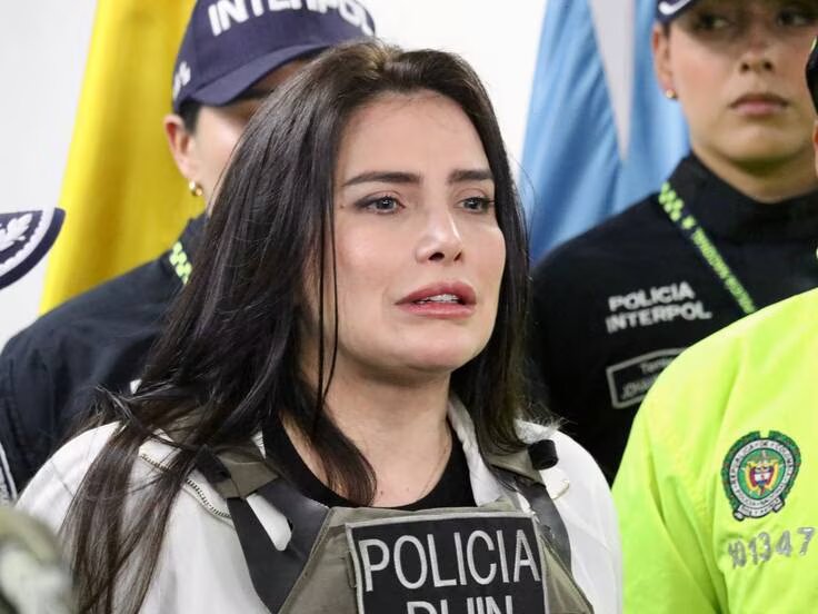Aida Merlano el día de su extradición a Colombia desde Venezuela