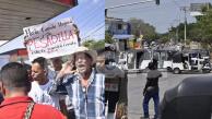 Distintos sectores de la economía de Malambo salieron a protestar.