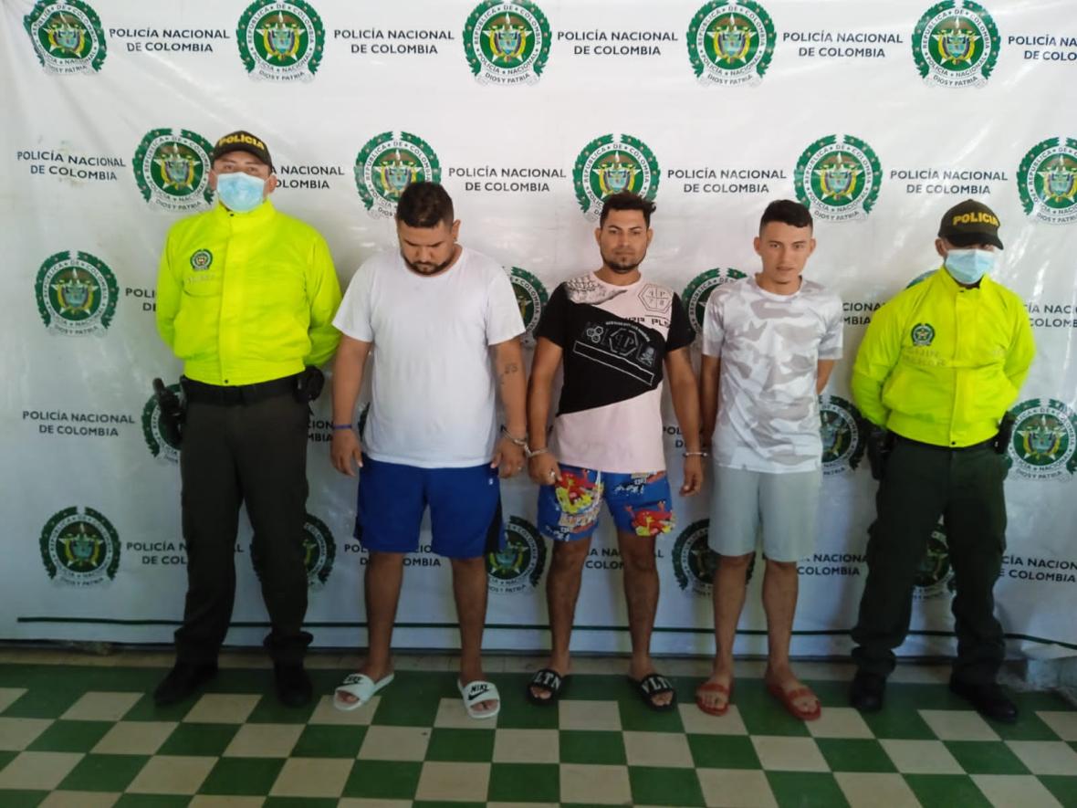 Estos son los detenidos. 