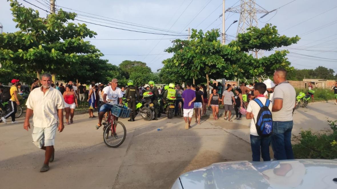 Al joven lo encontró la comunidad con heridas y golpes.