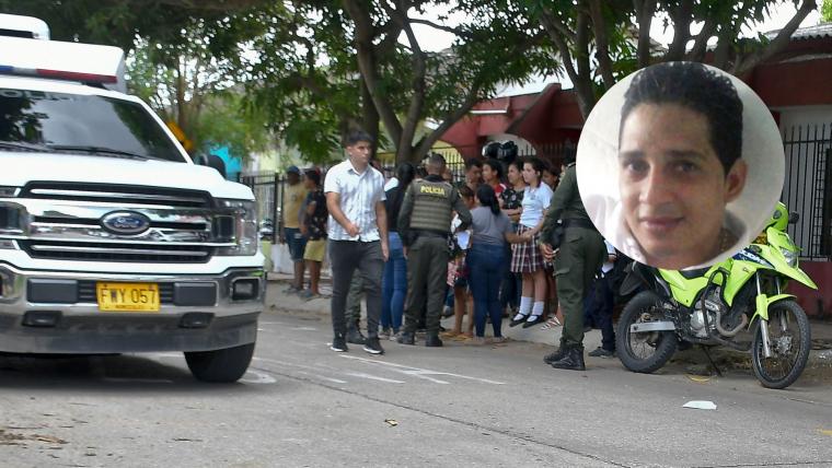 Carlos Niño Marchena, muerto a tiros en el barrio El Carmen.