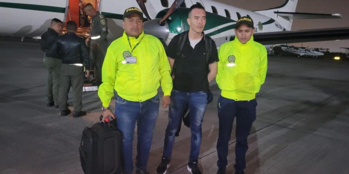 El detenido fue trasladado a una cárcel de Cundinamarca.