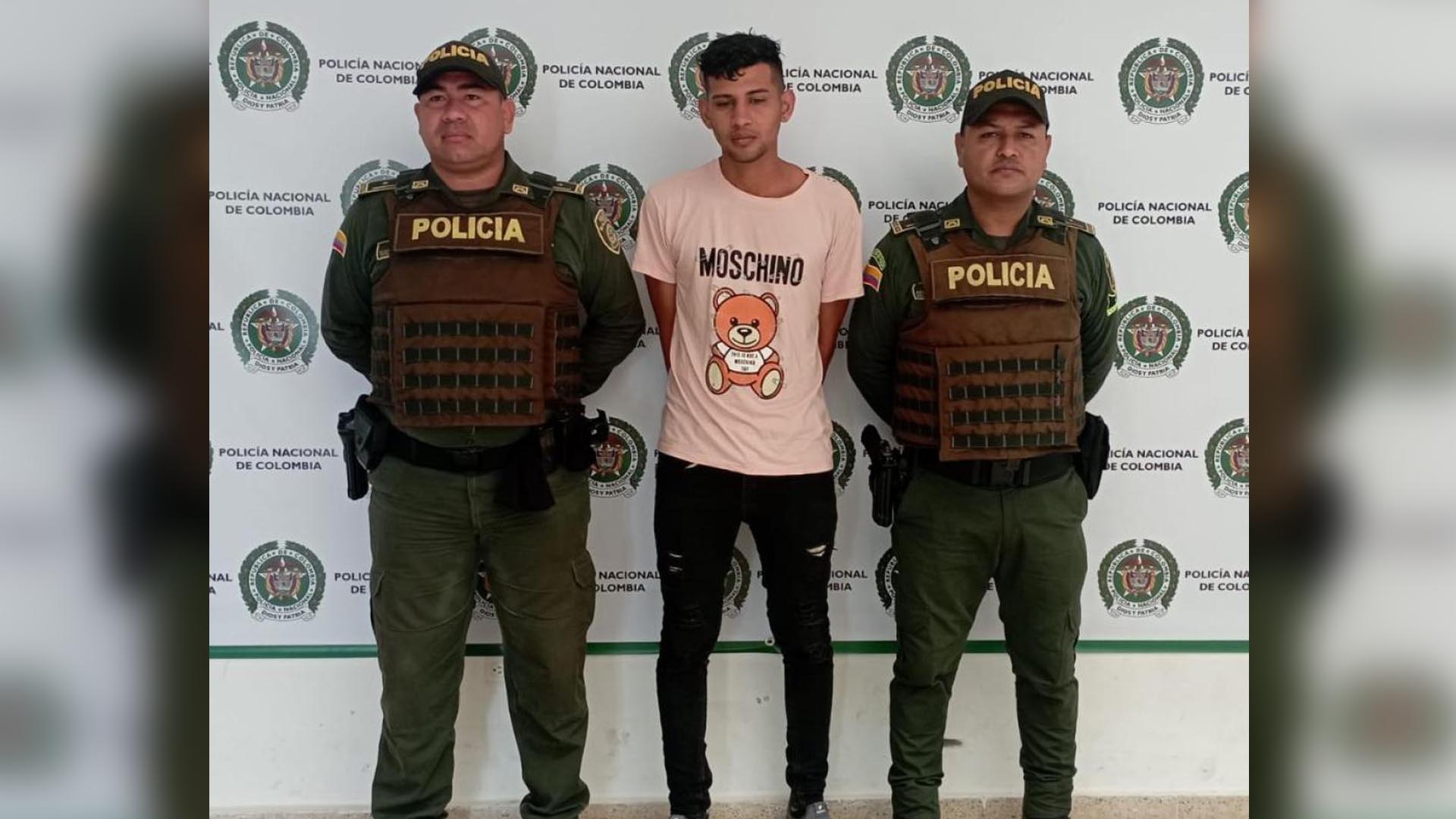 Este 'Camilito' fue capturado en flagrancia. 