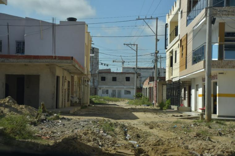 La víctima fue atacada en una calle del barrio Los Almendros de Soledad.