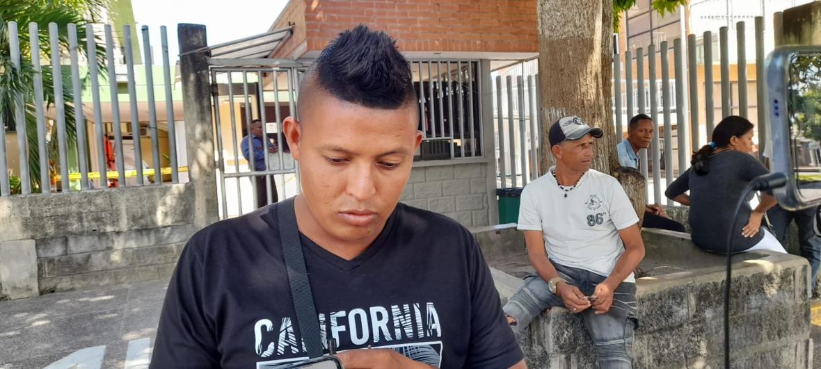 Jeffrey Iglesias, tío de la menor fallecida en el municipio de Polonuevo.