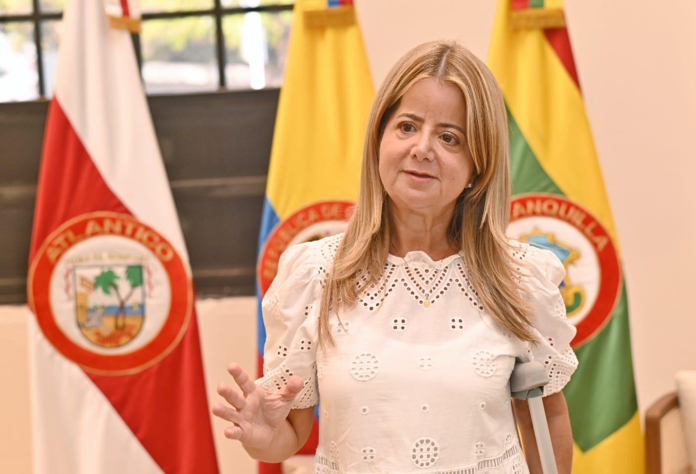 La gobernadora Elsa Noguera tuvo que ser intervenida de urgencia en horas de la noche de este martes. 