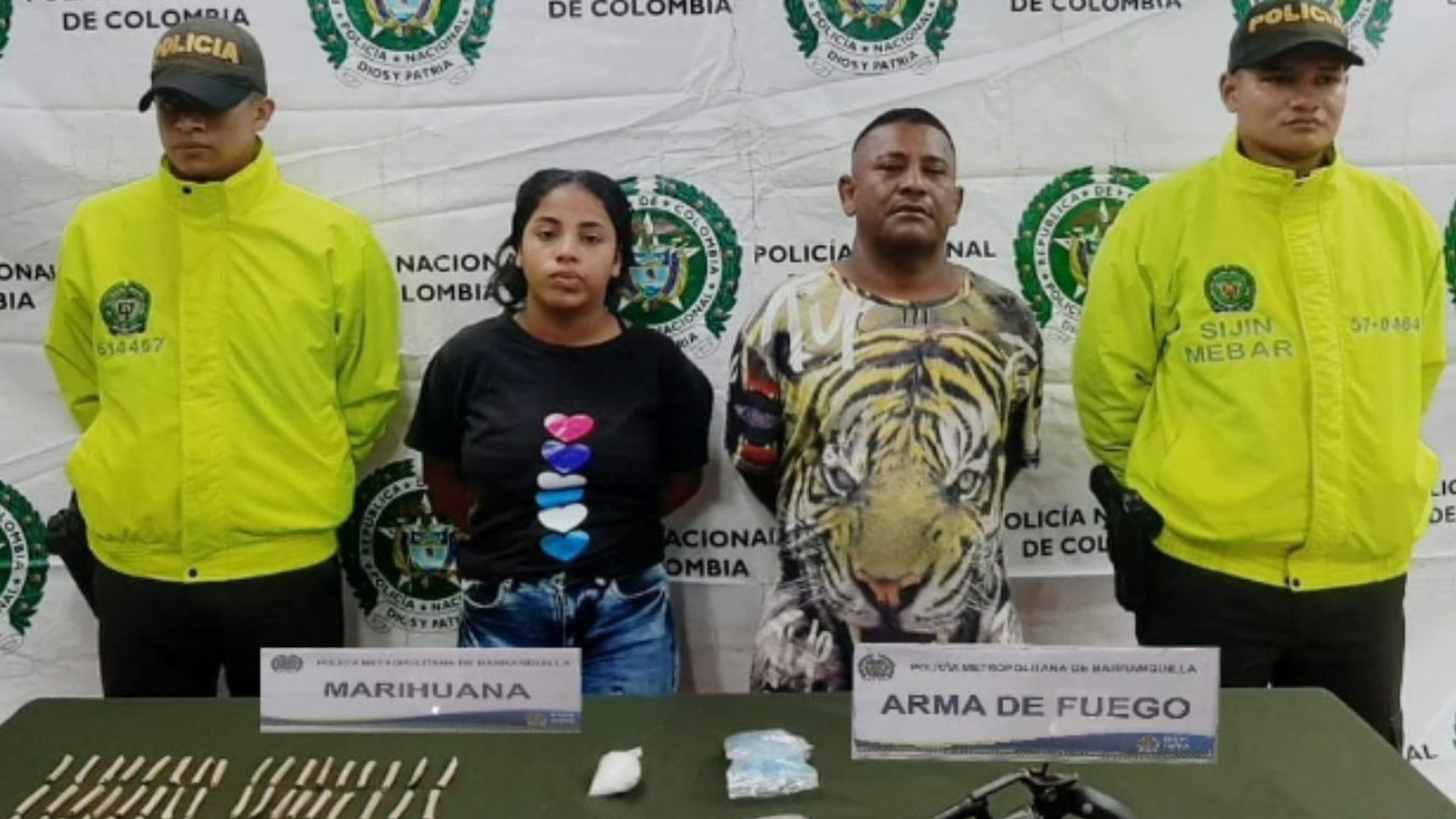 Los capturados por las autoridades en las últimas horas. 