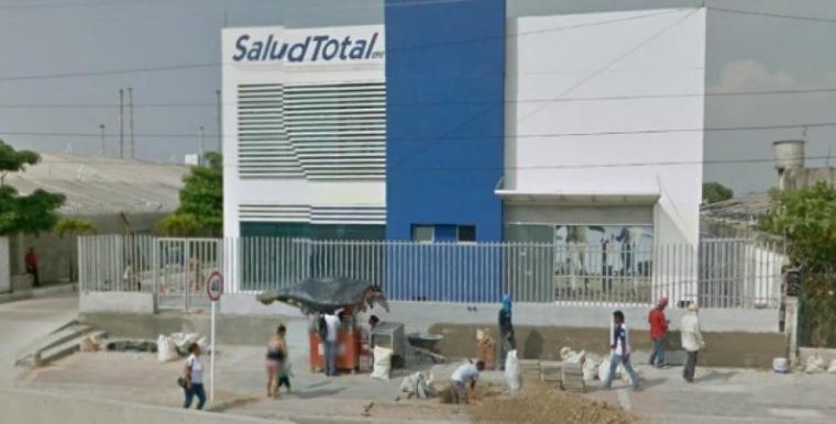 Punto médico al que fue trasladado el sujeto que padeció como consecuencia de los hechos