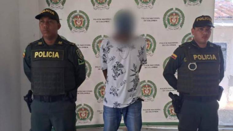 el hombre tras su captura