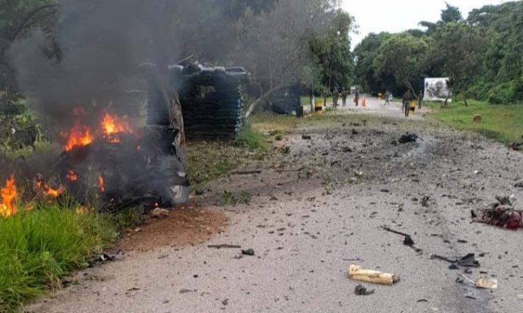 Explosión registrada en horas de la tarde de este viernes