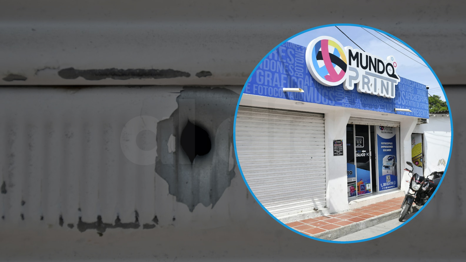 Así quedó el negocio de la representante Ana Monsalve tras el ataque a bala