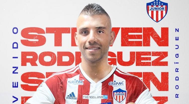 Stiven Rodríguez presentado oficialmente como jugador de Junior