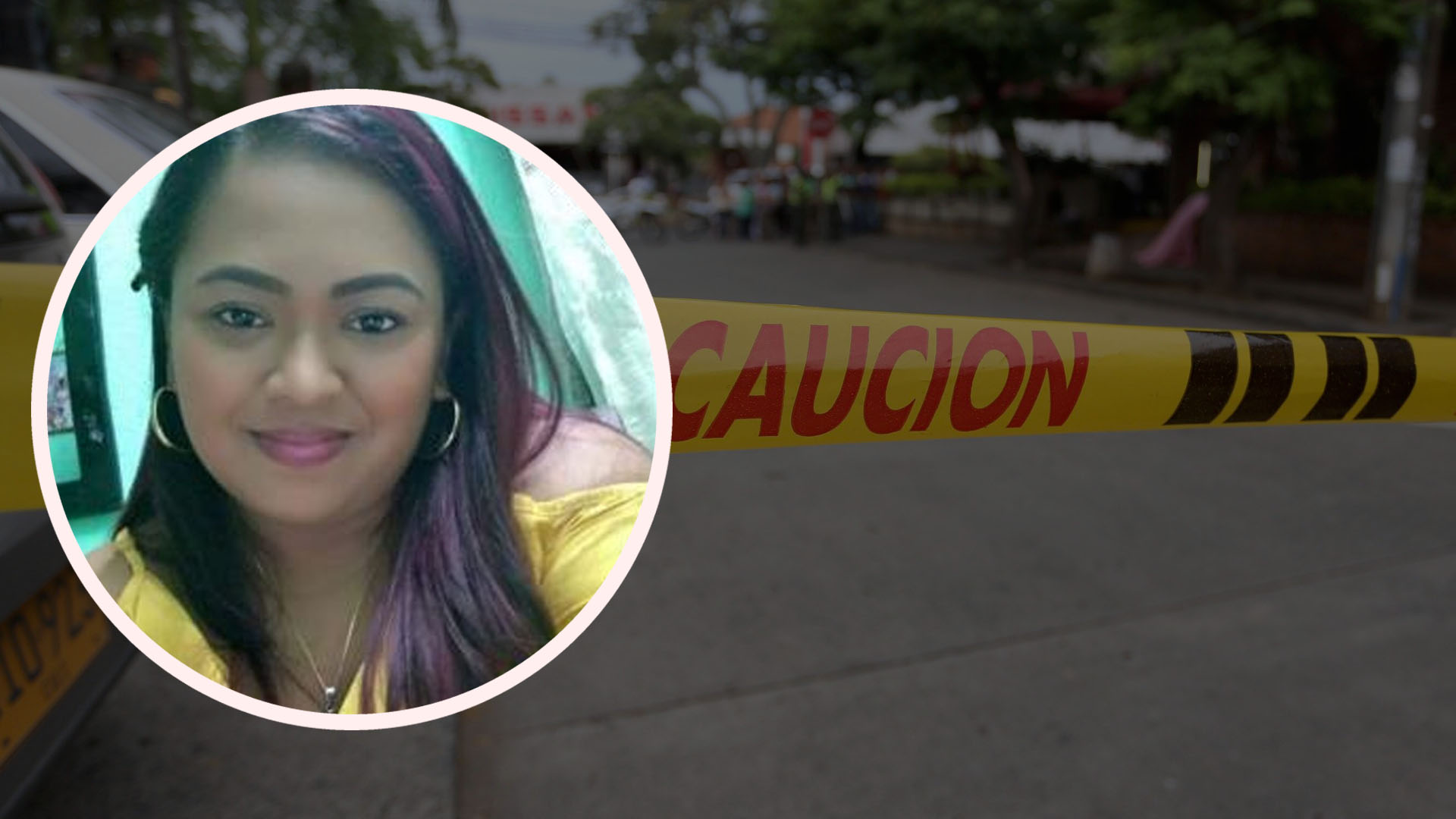 La mujer víctima del disparo