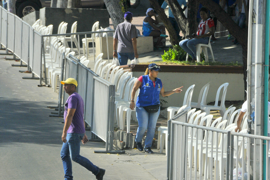 Silleros en los eventos del Carnaval de Barranquilla