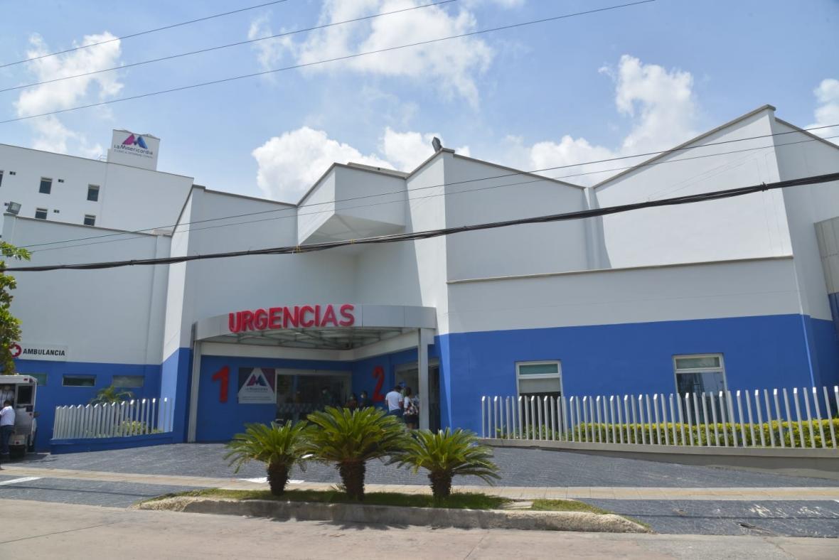 A la clínica La Misericordia fue conducido el hombre tras el accidente laboral