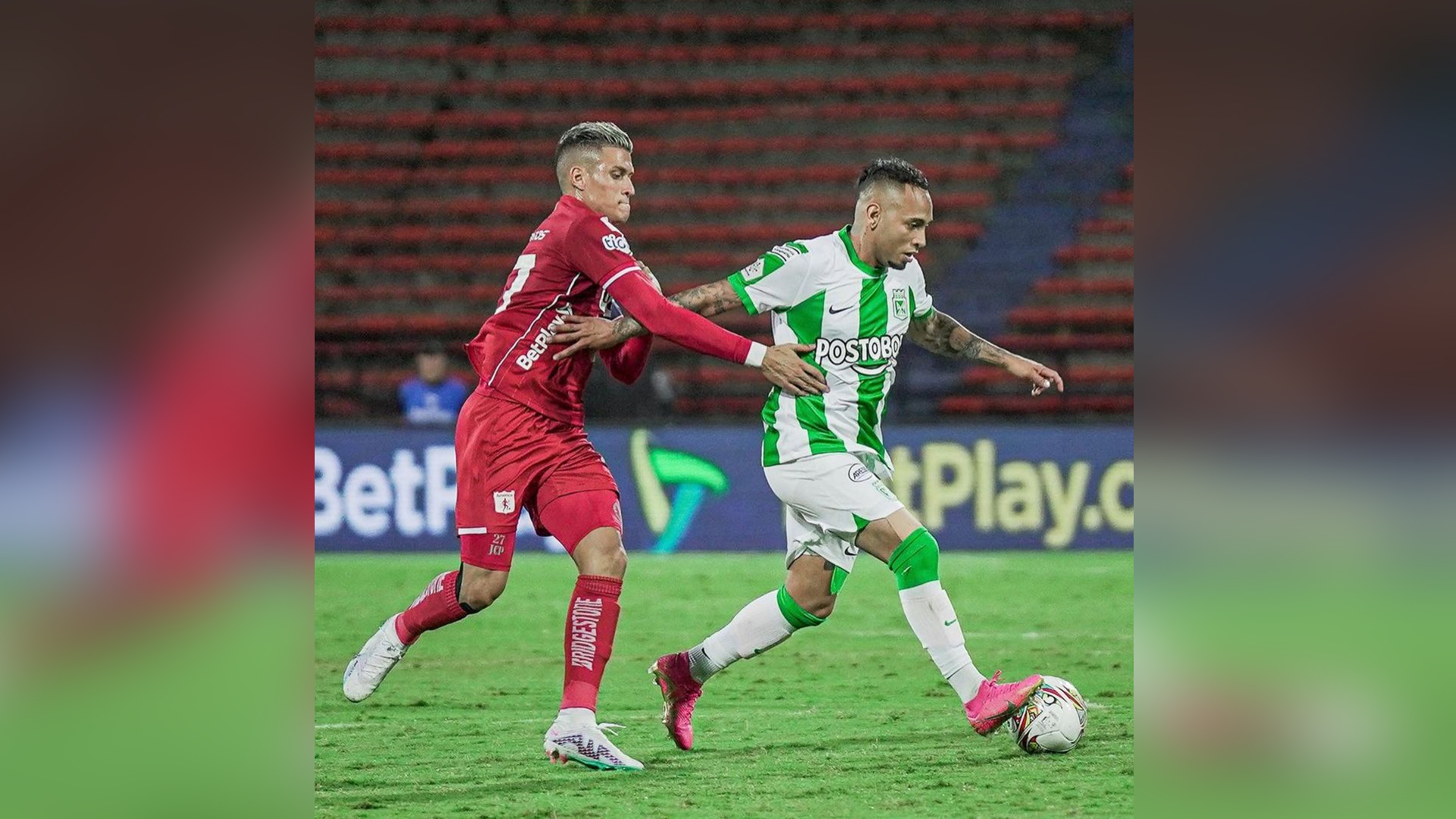 Jarlan Barrera en su paso por Atlético Nacional