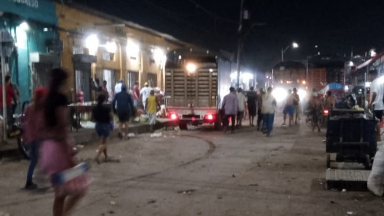 Mercado de Barranquilla, lugar donde ocurrió el crimen