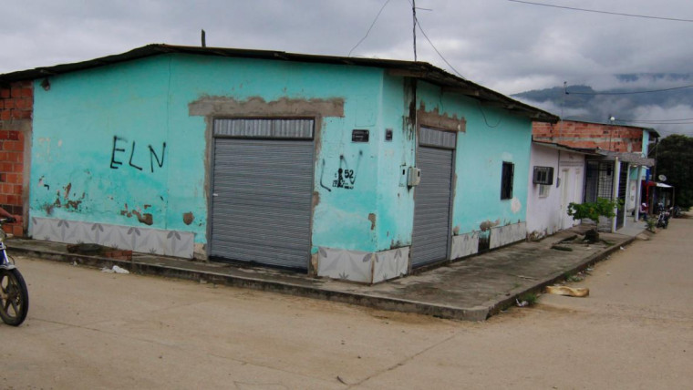 Acto vandálico del ELN 