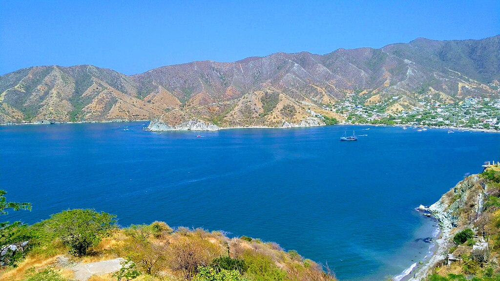 Playas de Taganga, corregimiento de Santa Marta, en Magdalena