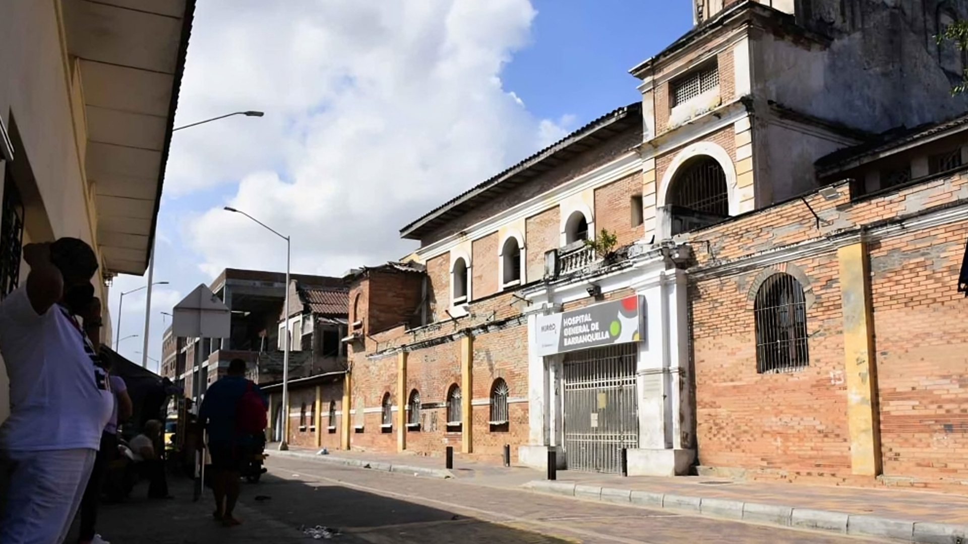 Hospital General de Barranquilla, punto médico al que fue conducido el hombre