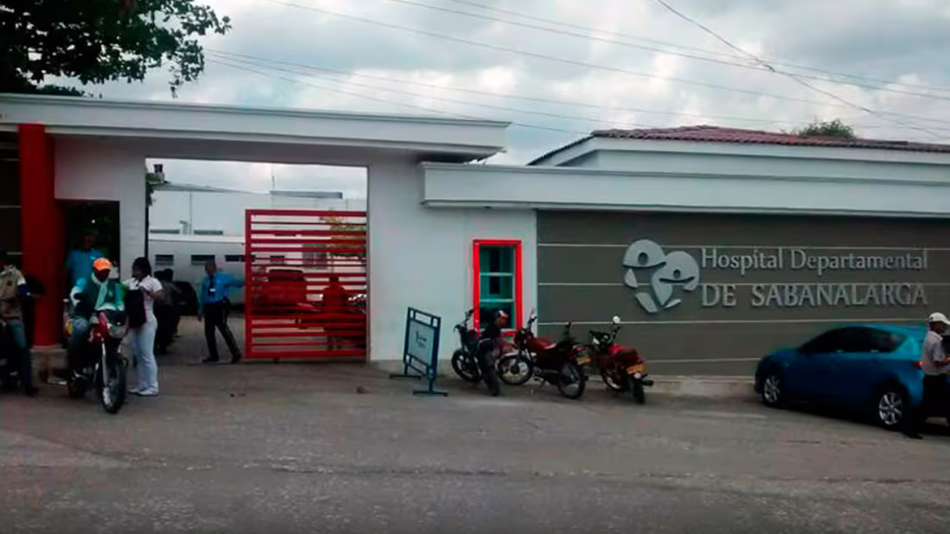 Hospital Departamental de Sabanalarga, punto médico al que fueron conducidos los heridos