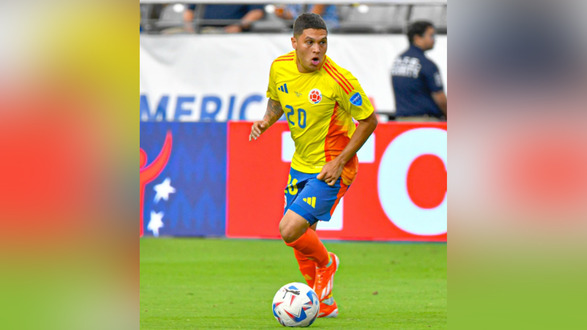 Juan Fernando Quintero durante la Copa América