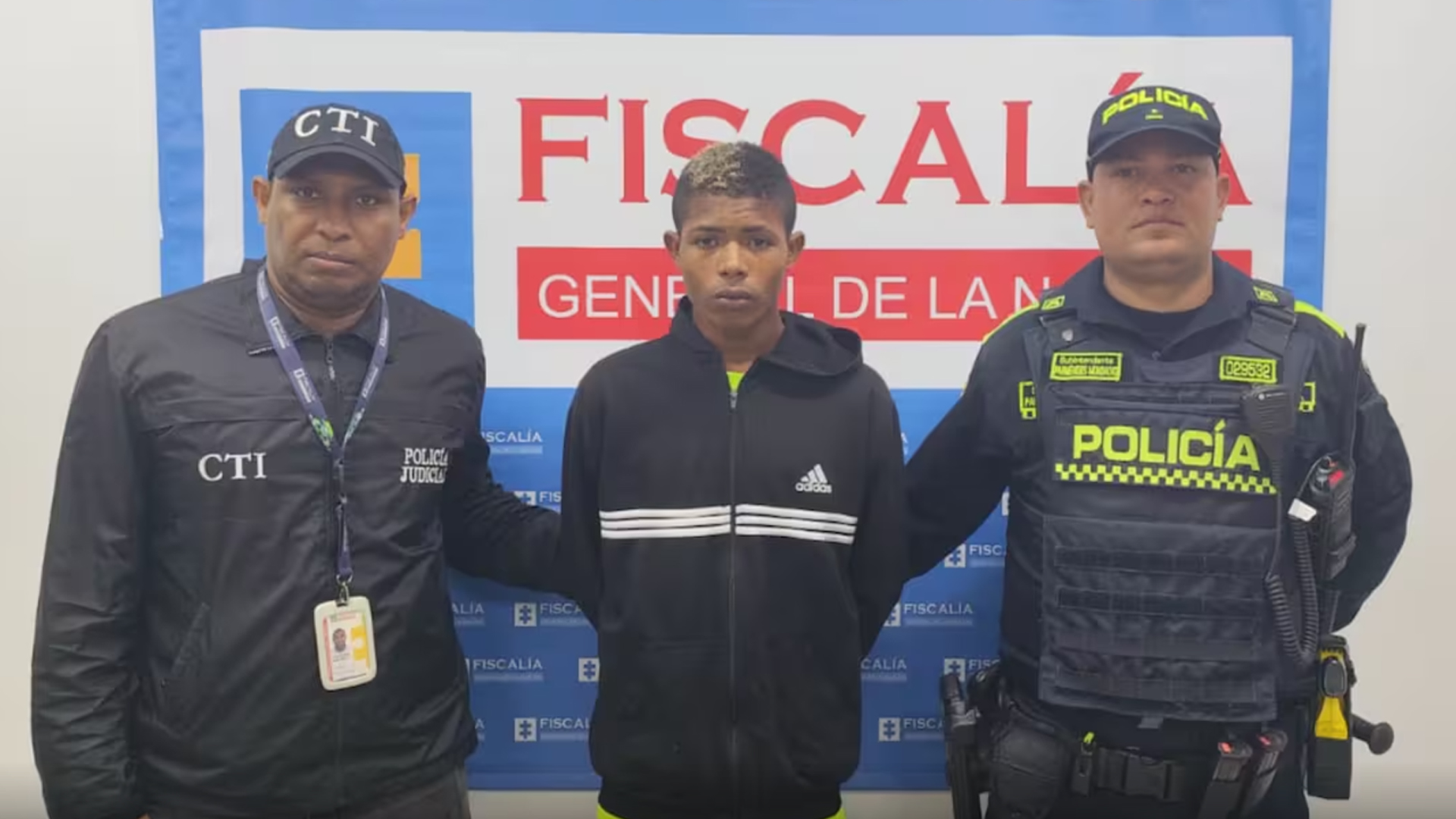 Haward Stiward Grueso Pacheco, el joven detenido