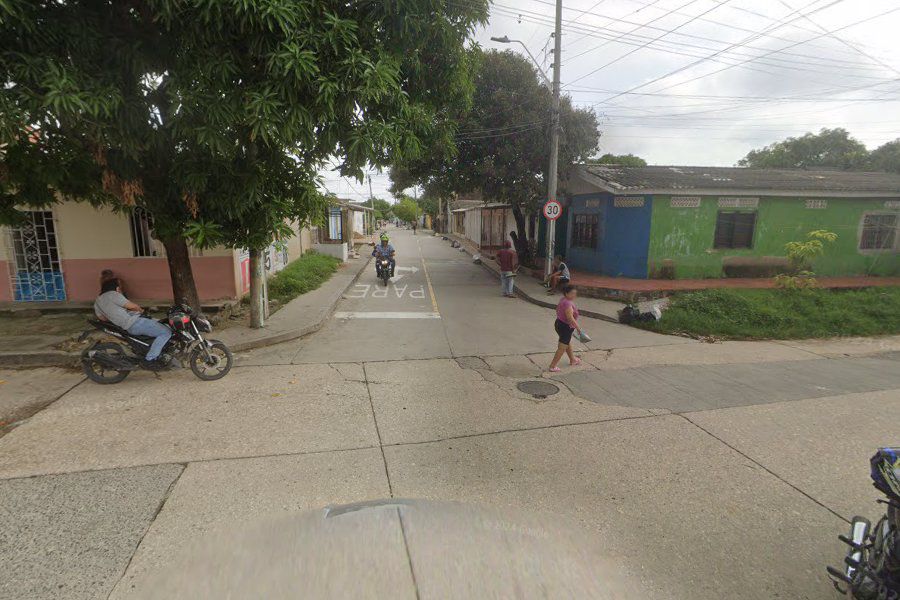 Barrio Carrizal, de Barranquilla, donde ocurrió el asesinato.