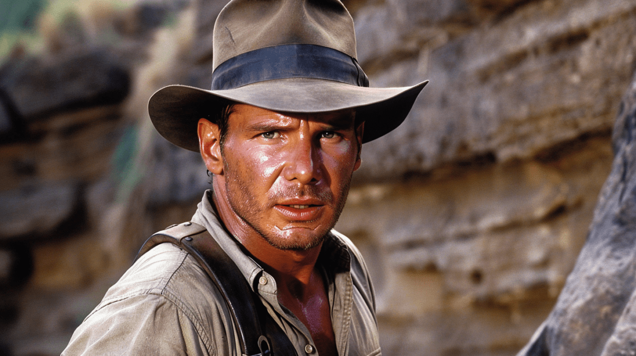 Indiana Jones, encarnado por Harrison Ford.