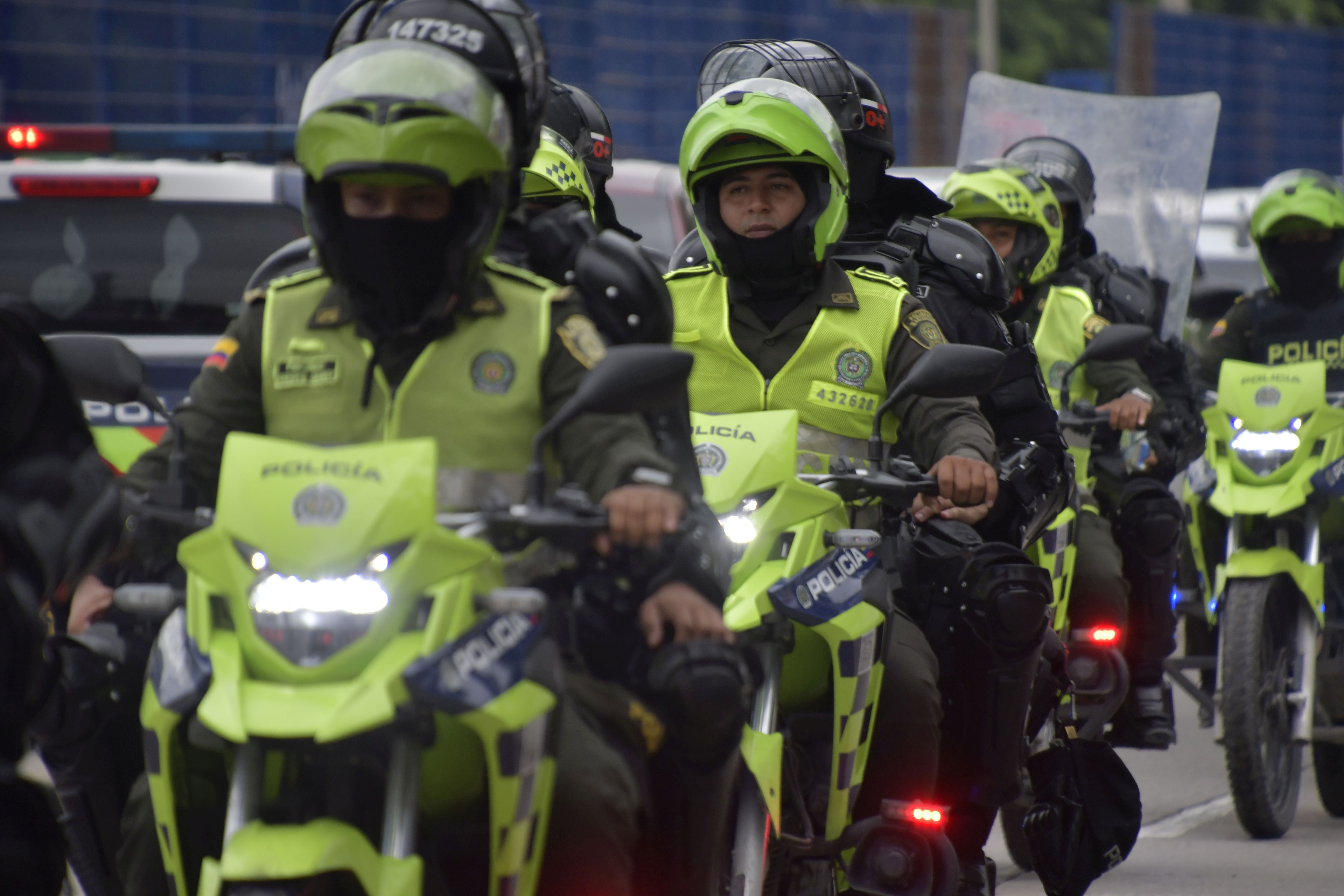 Policía en circulación.