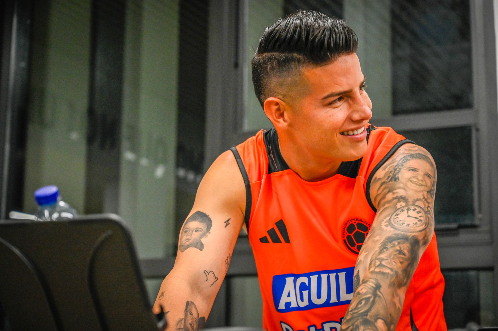 James Rodríguez, jugador colombiano.