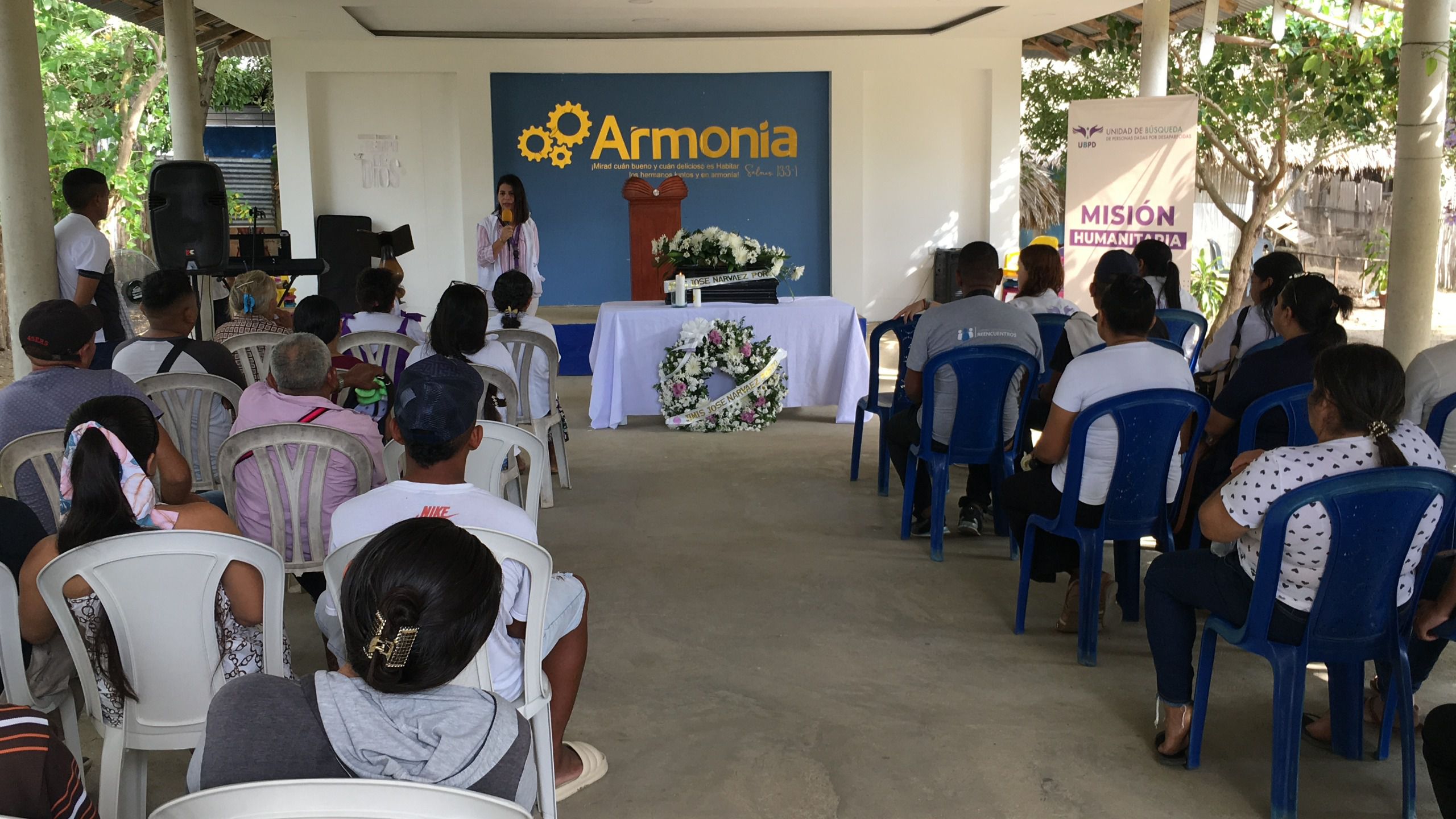 Acto por la entrega de Jimis Narváez en Chalán.