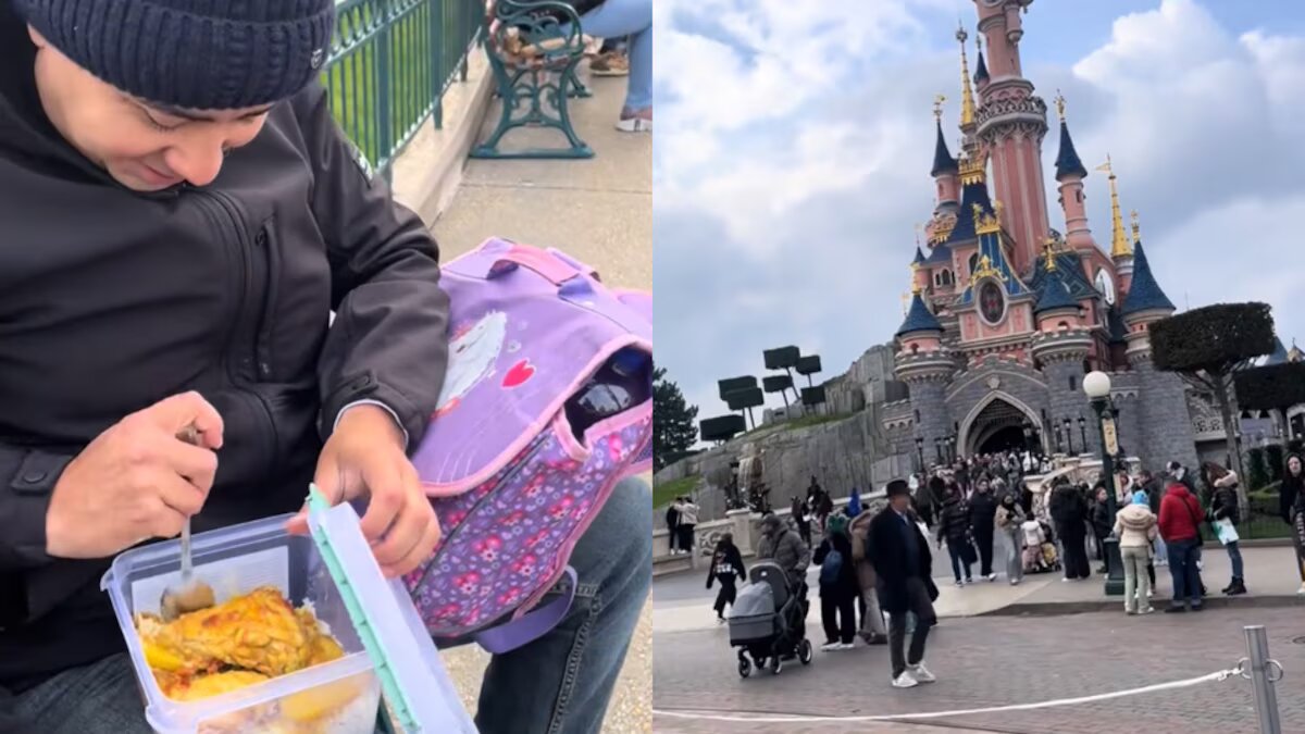 El turista colombiano que entró con pollo sudado a Disney.