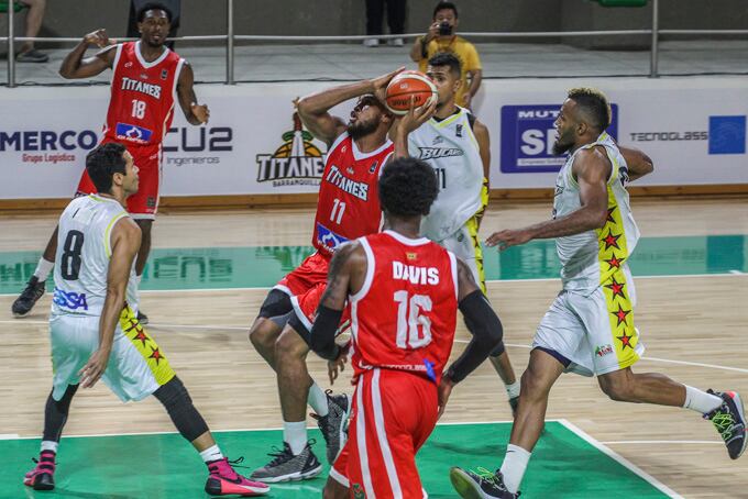 Titanes de Barranquilla en un juego.