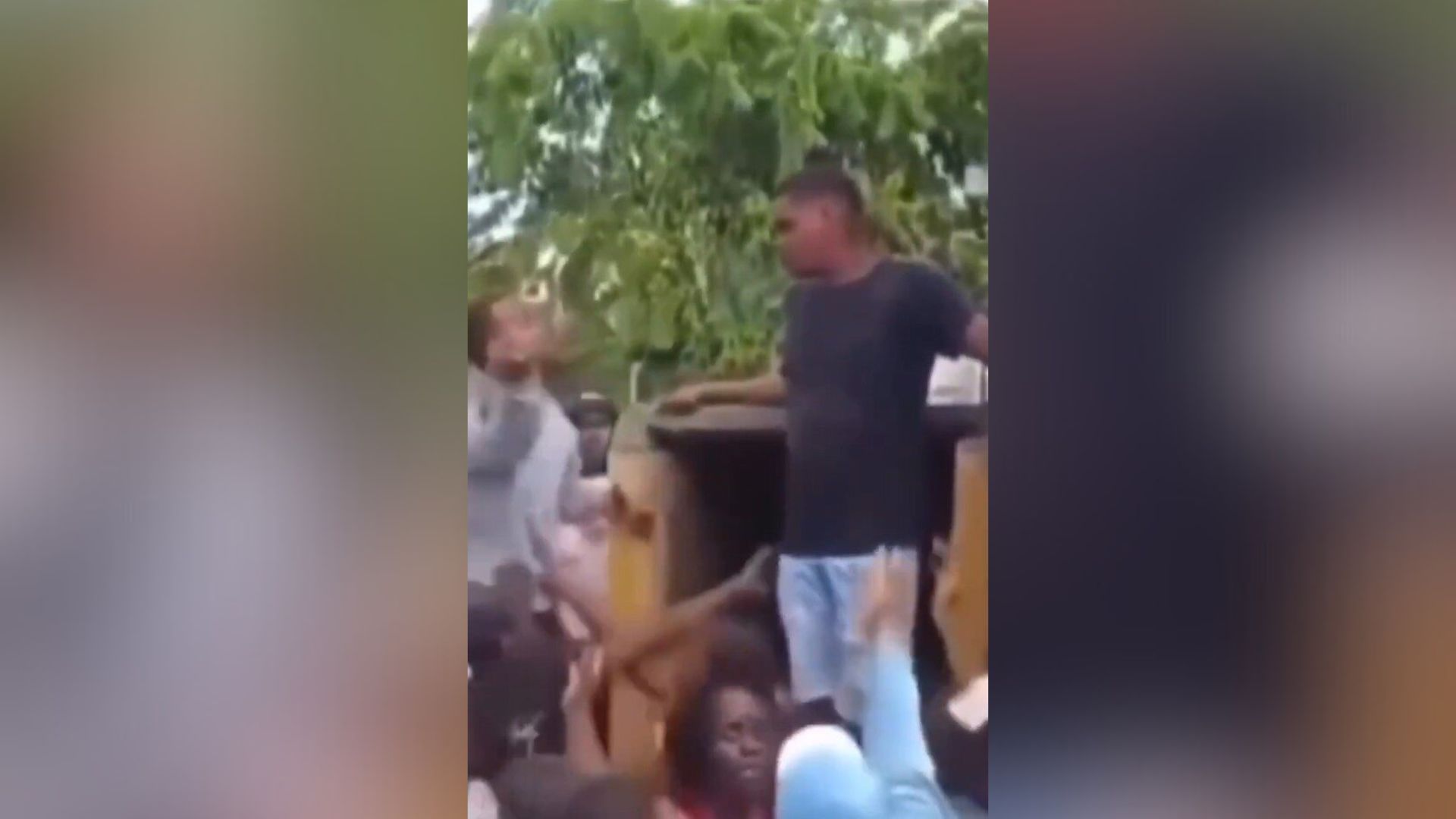 Captura de video de pagadiario en funeral en Chocó.