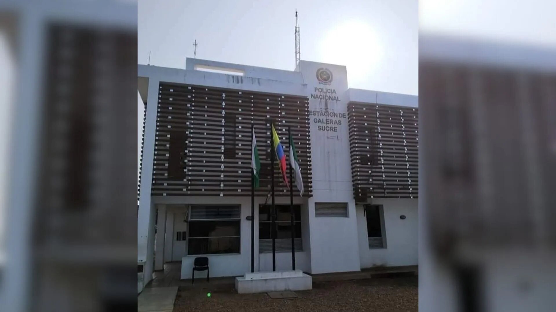 Estación de Policía en Galeras, Sucre.