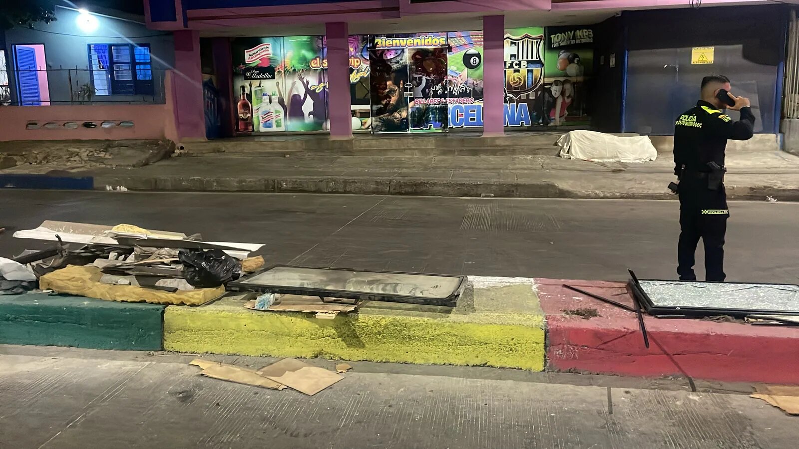 Zona de El Bosque, donde ocurrió el ataque.