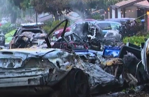 Accidente en San Diego, California.