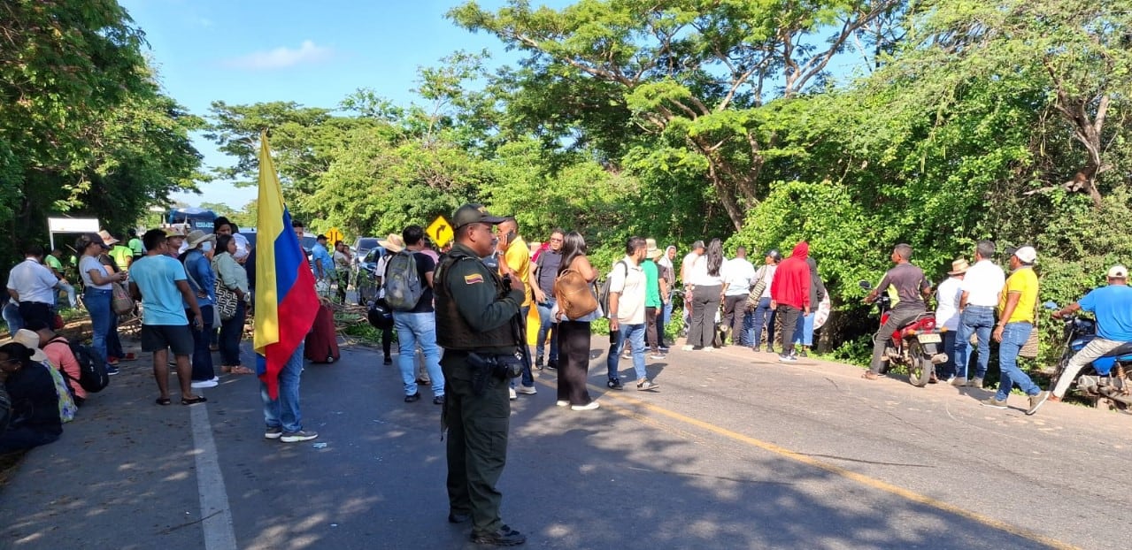 Bloqueos en La Guajira.