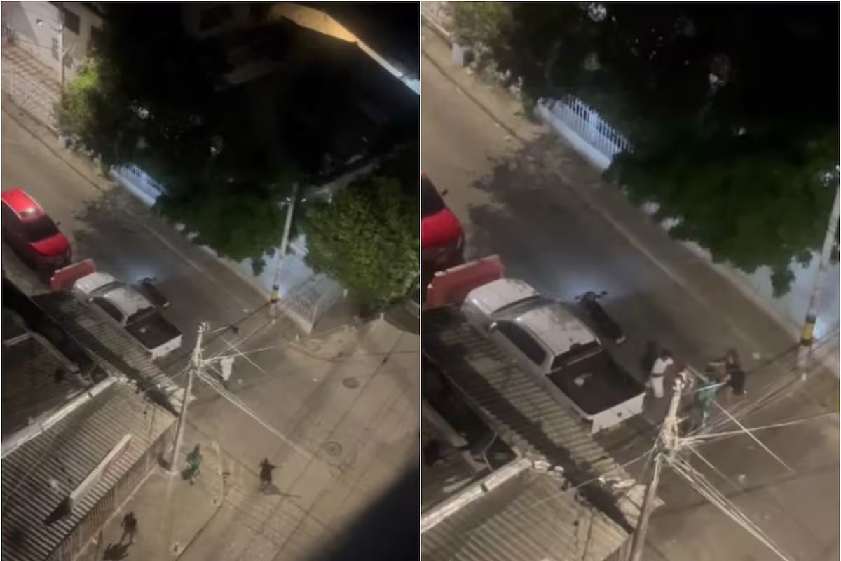 Captura de video de caso en Cartagena.