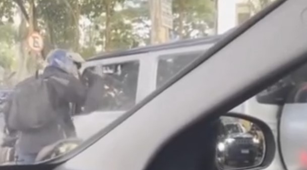 Captura de video tras accidente y posterior siniestro al instante.