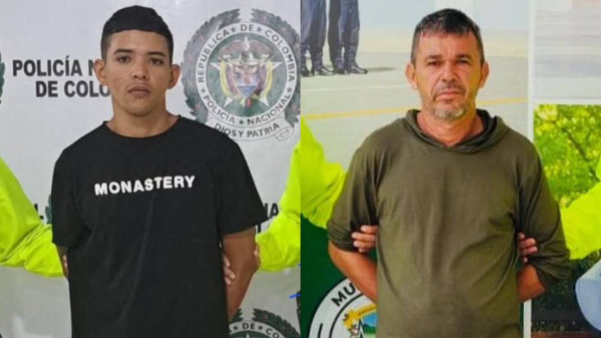 Capturados en La Paz, Cesar.