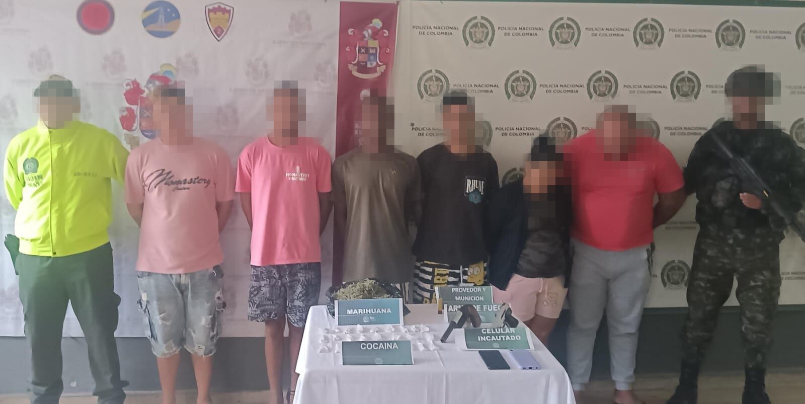 Capturados en Luruaco.