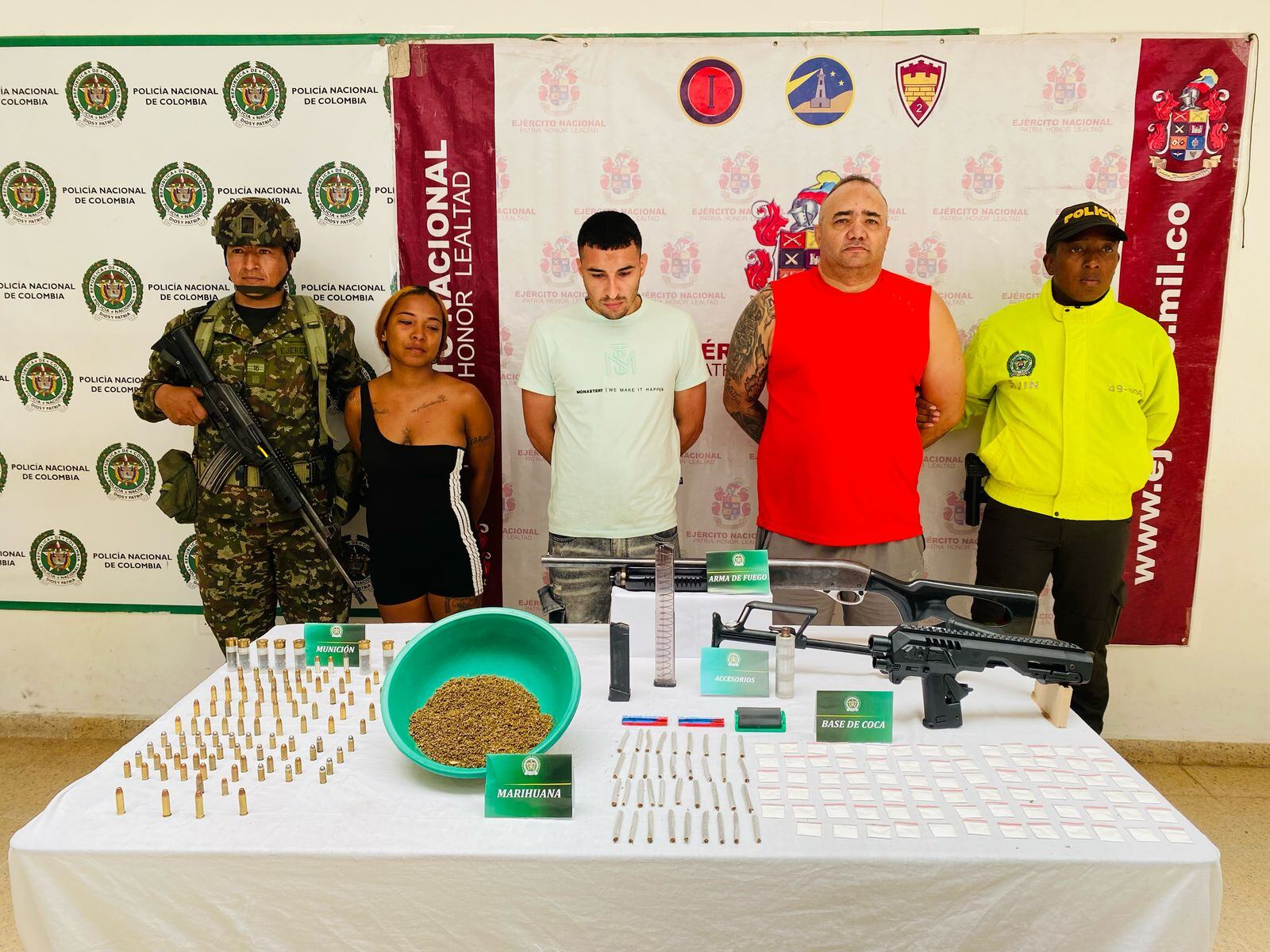 Capturados en Polonuevo.