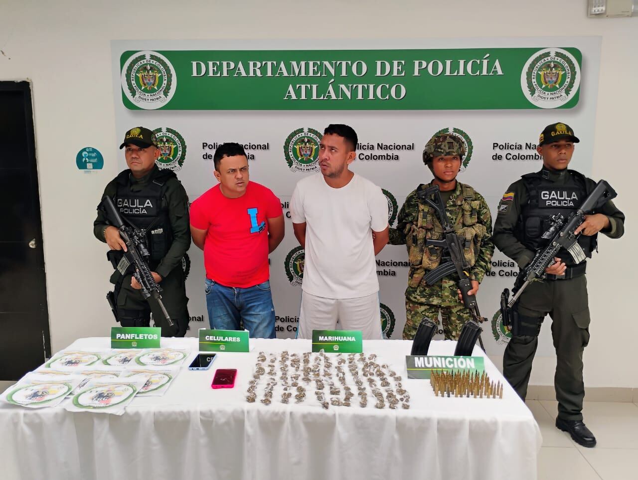 Capturados en Sabanalarga.