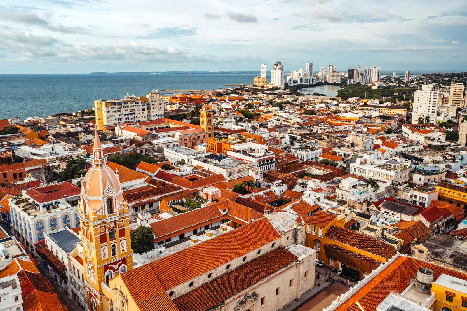 Cartagena desde una vista panorámica.