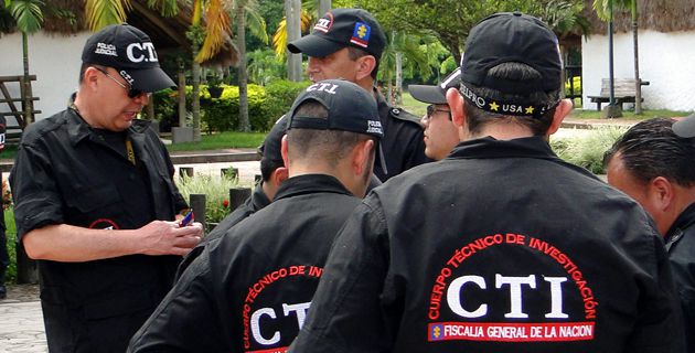 Imagen referencial del CTI de la Fiscalía General de la Nación.