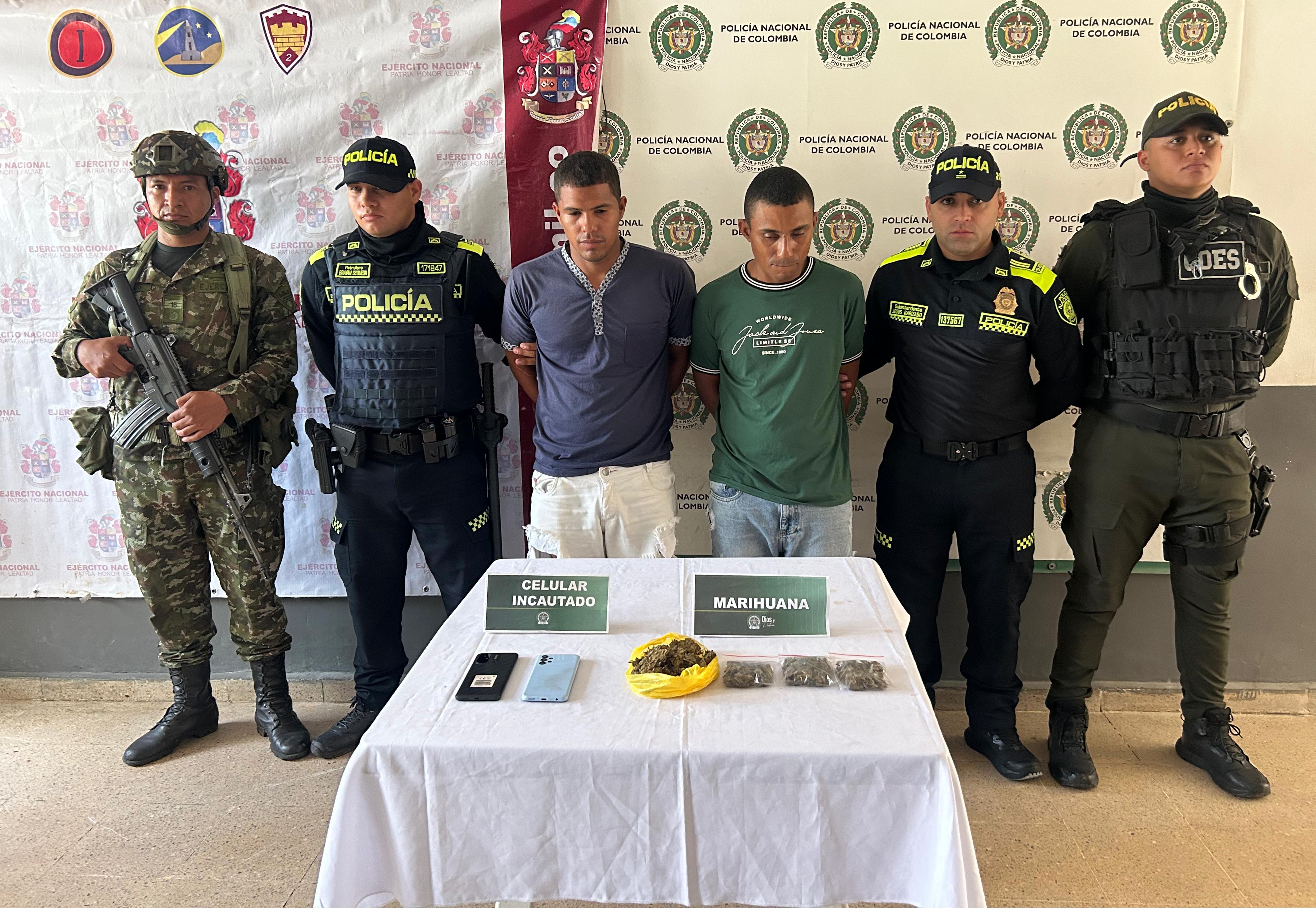 Detenidos en Luruaco.