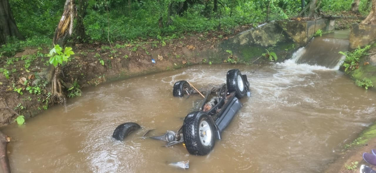 Escena de accidente en Dibulla.