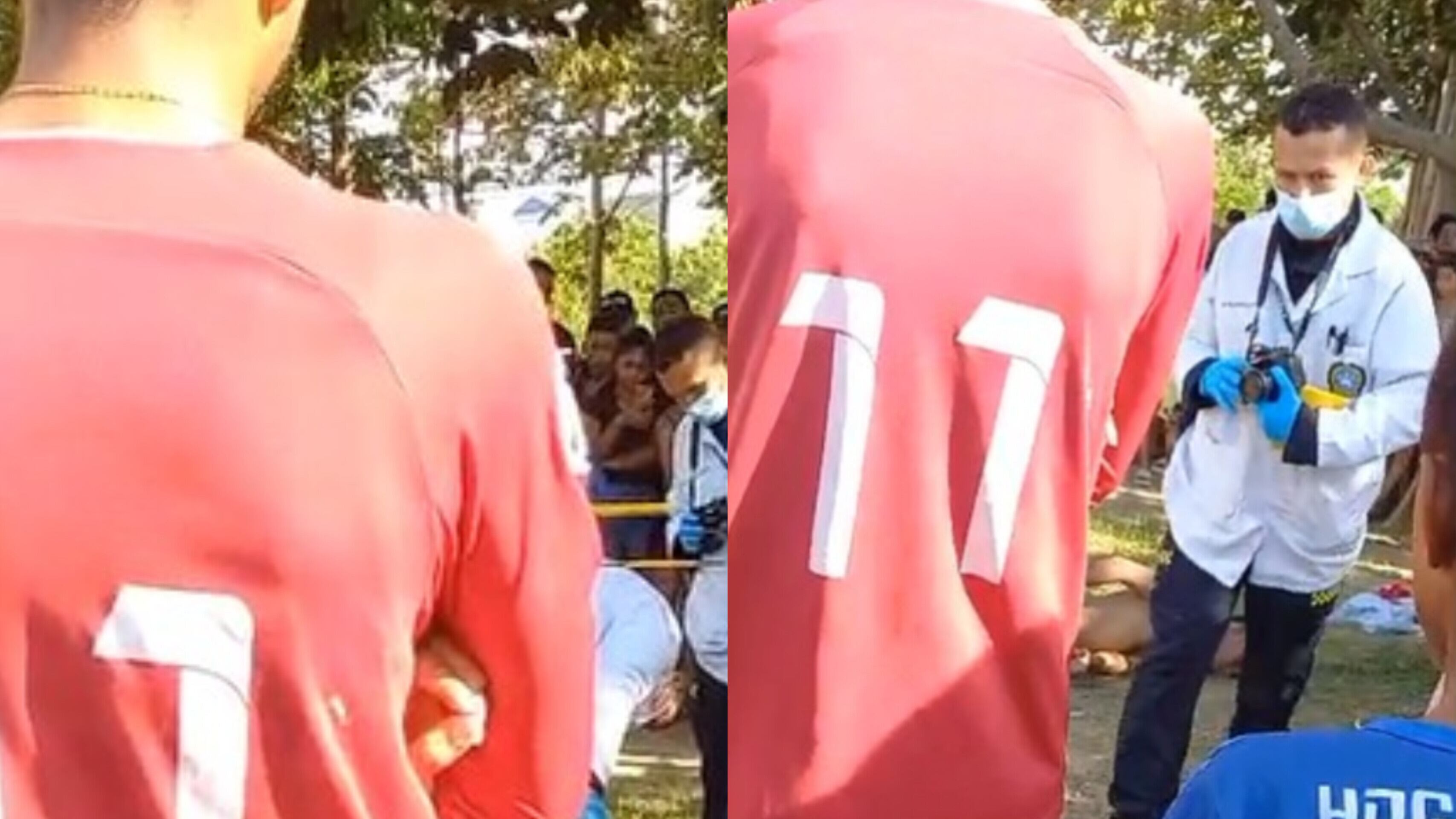 Escena en Villas de La Cordialidad.